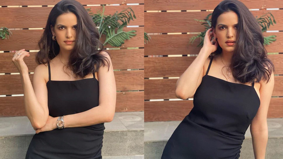 Hardik Pandya Fiance Natasa Stankovic Flaunts her beautiful Black Dress | हार्दिक पांड्या की मंगेतर नताशा स्टैनकोविच ने Black Dress में ढाया कहर