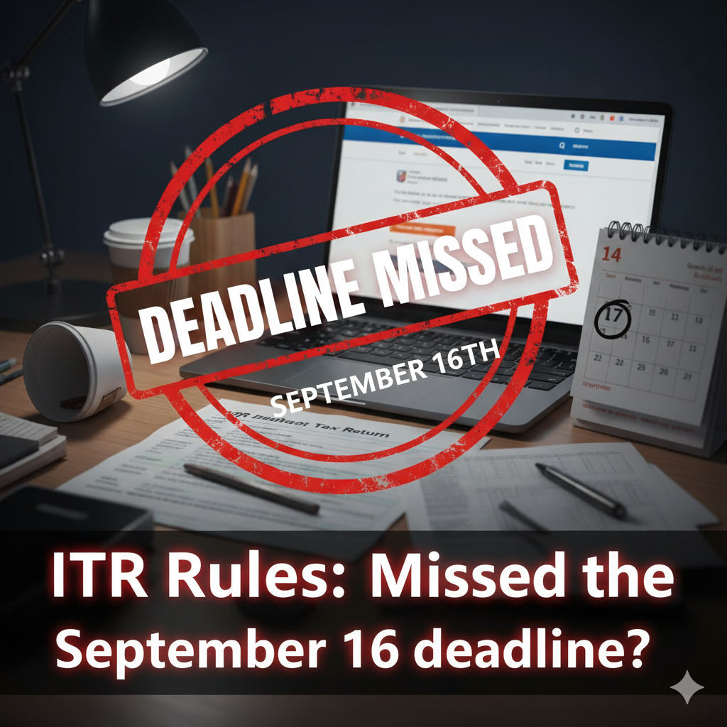 “ITR Rules: Missed the September 16 deadline?