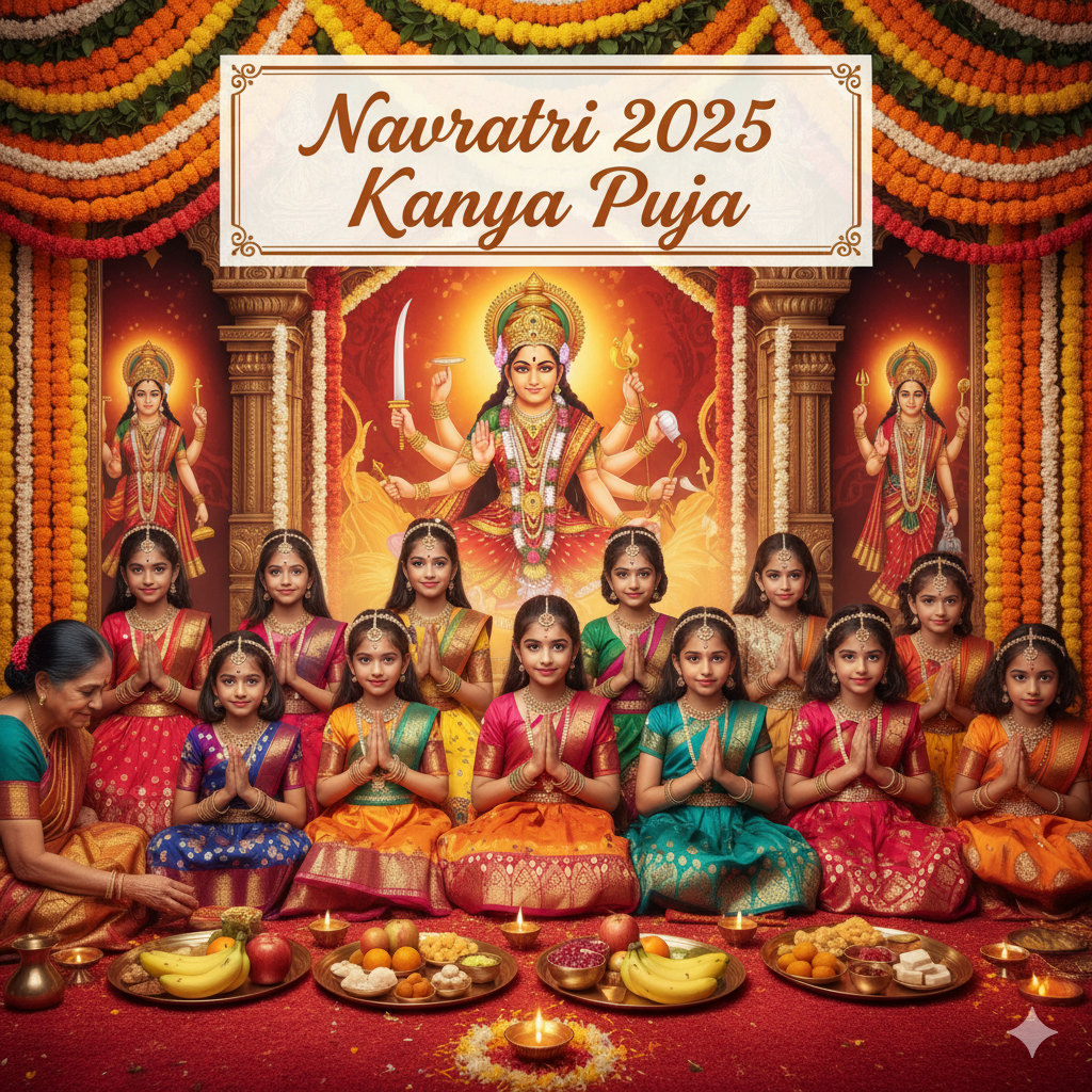 Shardiya Navratri 2025 Kanya Puja