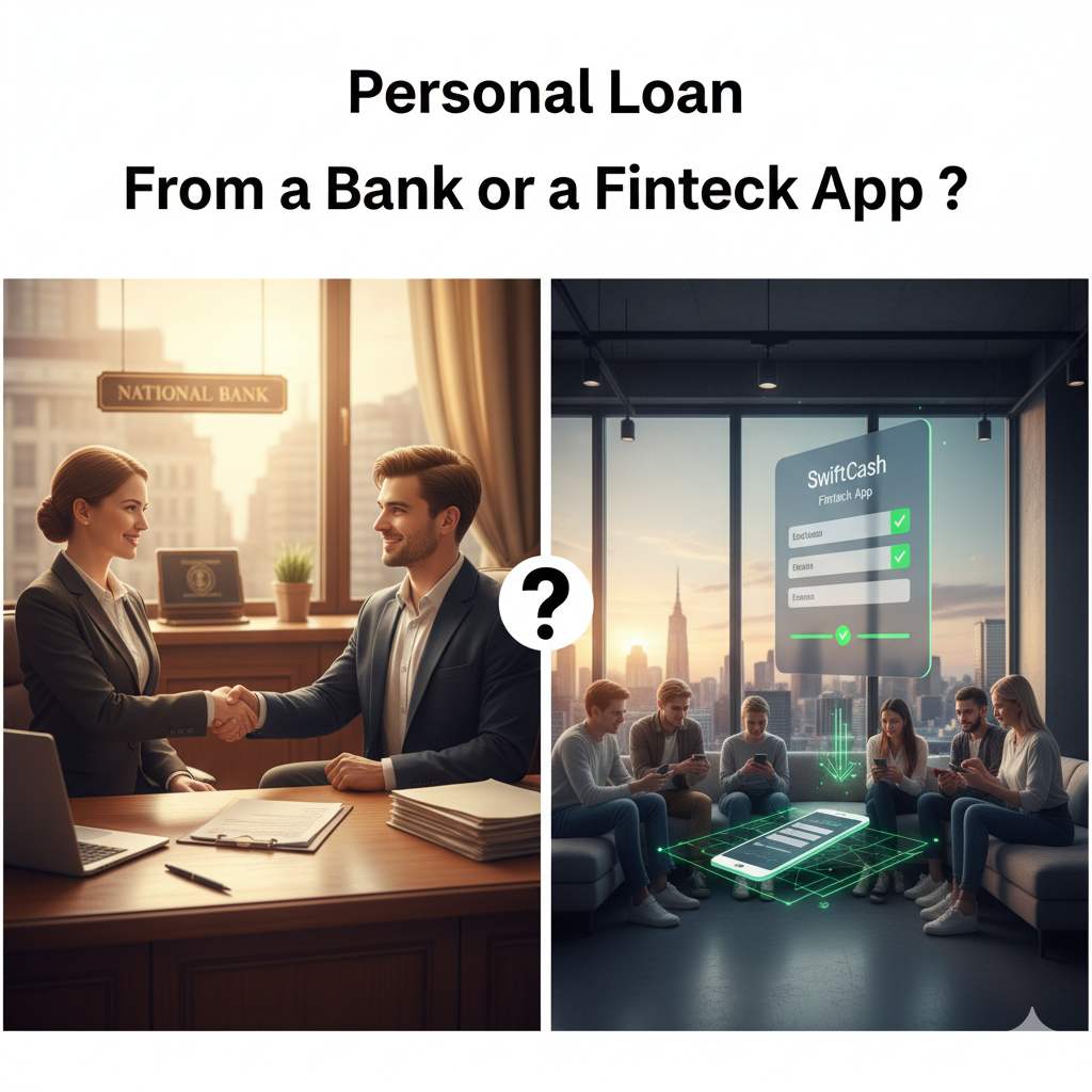 Personal Loan: From a Bank or a Fintech App ?