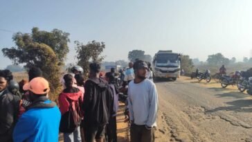 The dead body of a young man found in a field near Bandomunda as police begin investigation