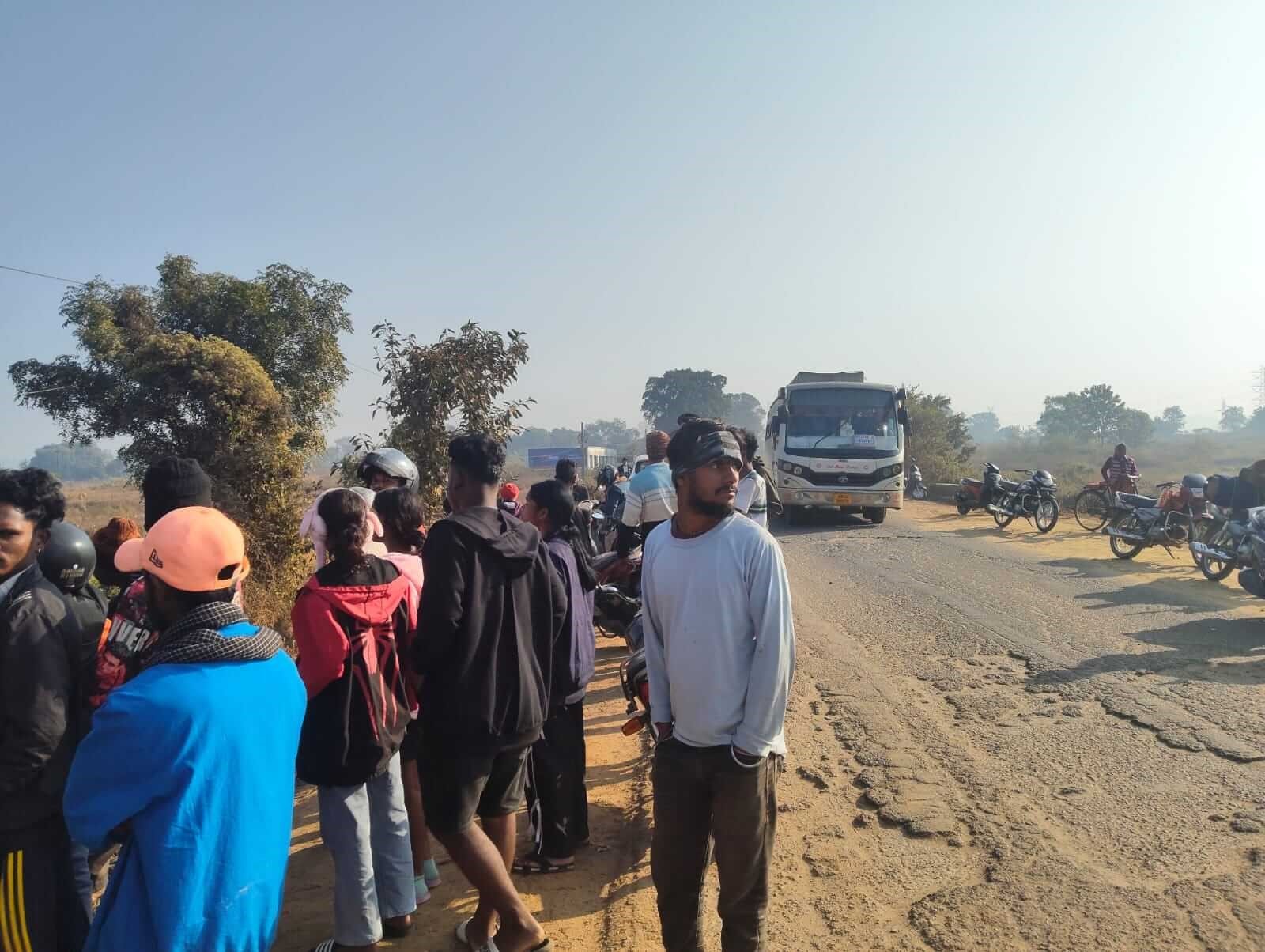 The dead body of a young man found in a field near Bandomunda as police begin investigation