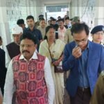 Health Minister meeting burnt student at IGH during hospital visit