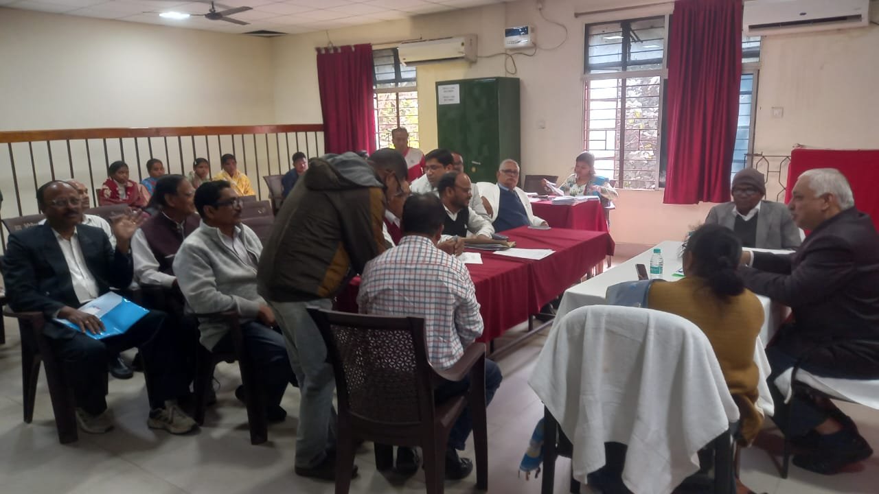 Judicial proceedings during National Lok Adalat at Birja Pali New Court Complex in Rourkela