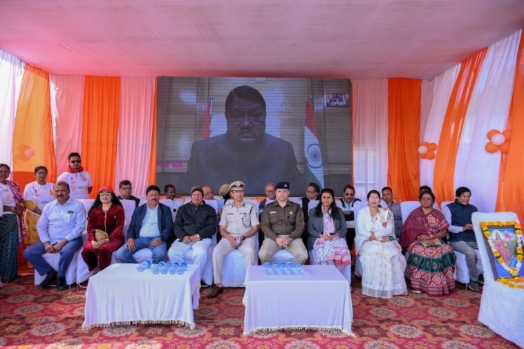 Opening ceremony of Rourkela Sansad Khel Mahotsav at Udit Nagar Ground