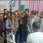 Dilip Ray celebrating birthday at Hanuman Vatika with social service activities