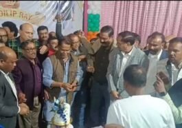 Dilip Ray celebrating birthday at Hanuman Vatika with social service activities
