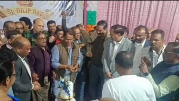 Dilip Ray celebrating birthday at Hanuman Vatika with social service activities
