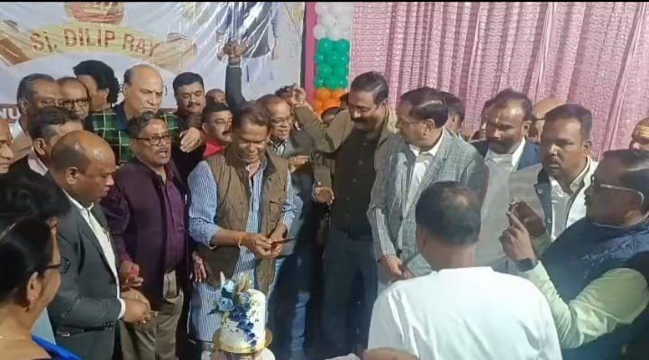 Dilip Ray celebrating birthday at Hanuman Vatika with social service activities