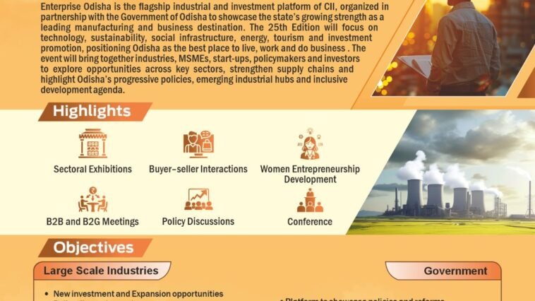 25th CII Enterprise Odisha 2026 event in Rourkela