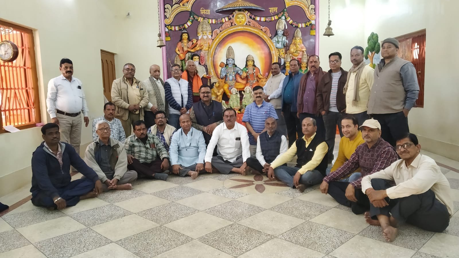 Manas Parishad executive committee meeting at Hanuman Vatika Rourkela