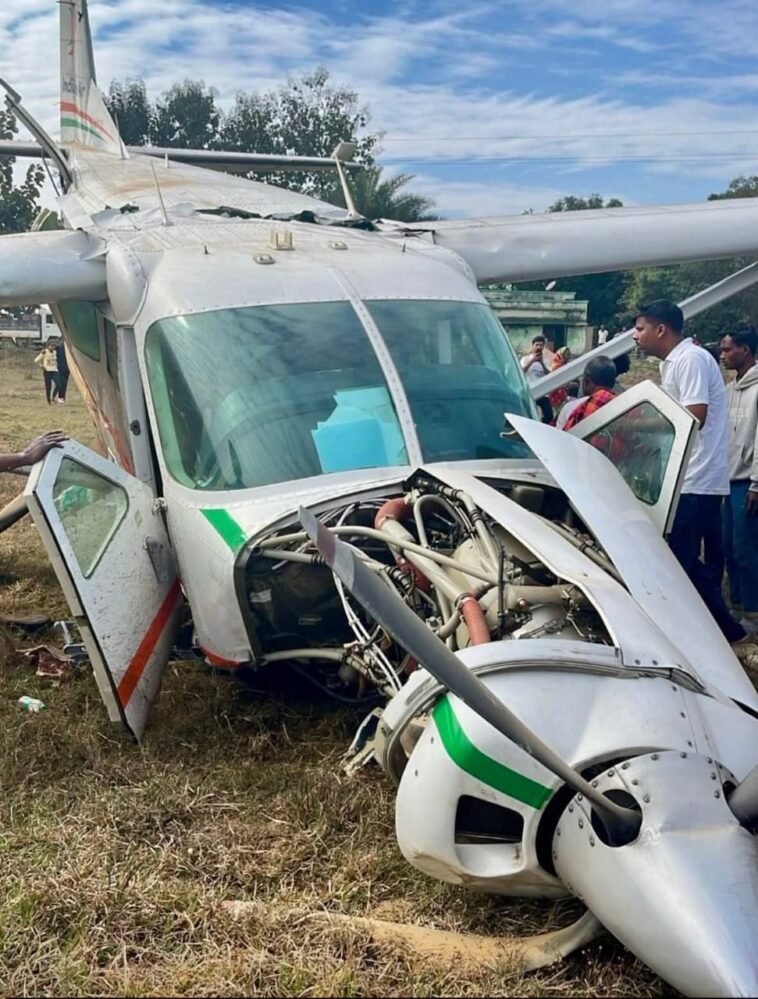 Rourkela plane crash landing site where IndiaOne Air aircraft made emergency landing