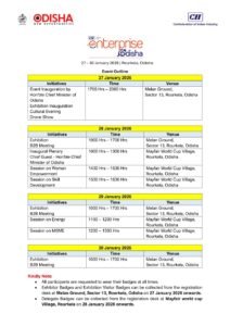 25th CII Enterprise Odisha 2026 event in Rourkela