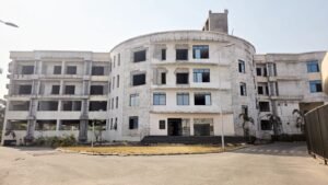 Birsa Munda Stadium multi level car parking building in Rourkela