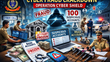 Police investigating mule accounts in Cyber Fraud Crackdown in Rourkela