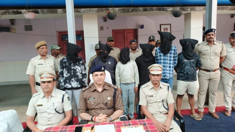 Rourkela Ganja Smuggling case police seized 502 kg ganja