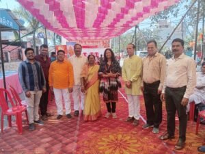 Devotees in Kalash Yatra at Rourkela Hindu Sammelan