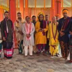 Devotees participating in Hanuman Vatika Religious Anushthan in Rourkela
