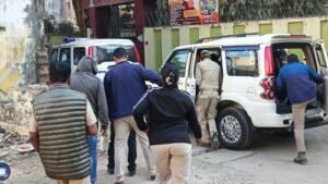 Rourkela police conducting raid against online betting and hawala racket