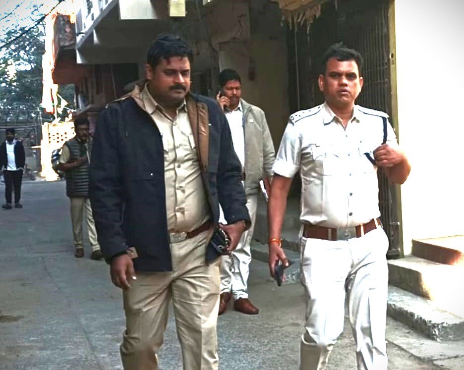 Rourkela police conducting raid against online betting and hawala racket