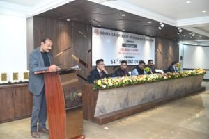Rourkela Chamber 64th Foundation Day celebration with industry leaders on stage