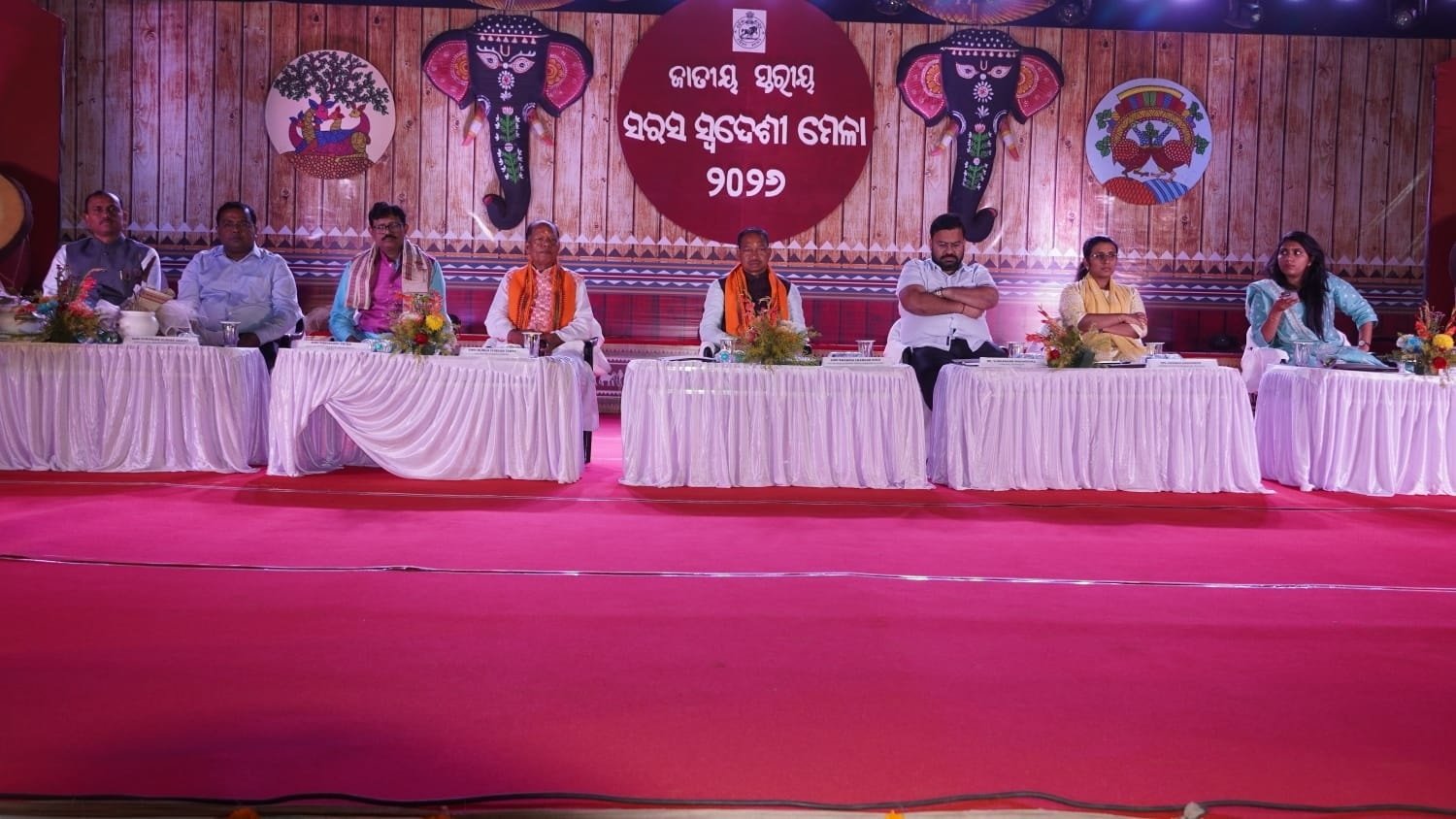 Saras Swadeshi Mela Rourkela inauguration at Sector 13 Ground with swadeshi stalls