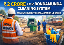 Bondamunda cleaning system improvement railway colony Rourkela