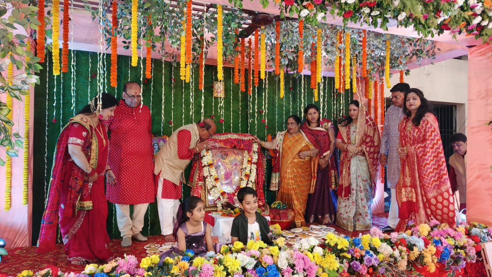Maa Banbhauri Mangal Path Hanuman Vatika Rourkela women participation