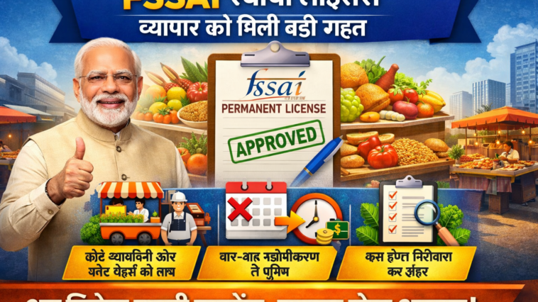 FSSAI Permanent License benefits for small businesses in India