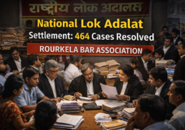 National Lok Adalat Settlement meeting in Rourkela Bar Association