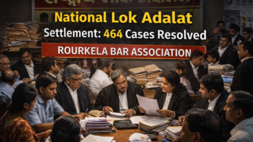 National Lok Adalat Settlement meeting in Rourkela Bar Association