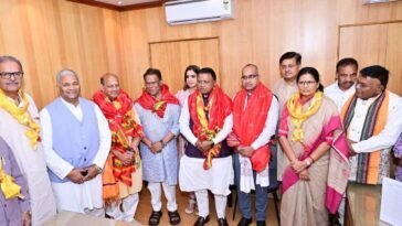 Dilip Rai Rajya Sabha victory celebration supporters