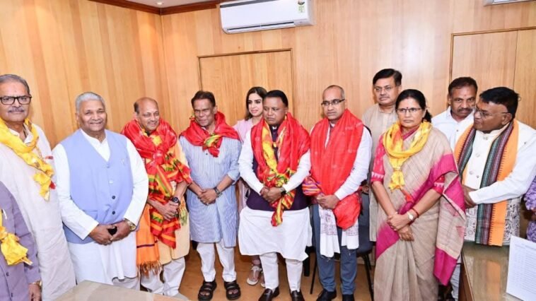 Dilip Rai Rajya Sabha victory celebration supporters