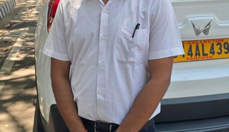 Chandrakant Mallik Sub Collector taking charge Panposh