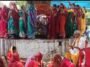 Women performing Vat Savitri Puja in Rourkela temple