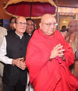 Poornmal Agrawal taking oath at national Agrawal conference
